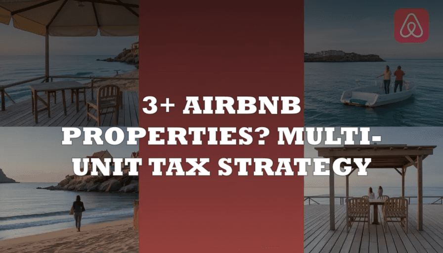 Managing 3-Plus Airbnb Properties? Tax Strategies for Multi-Unit Hosts