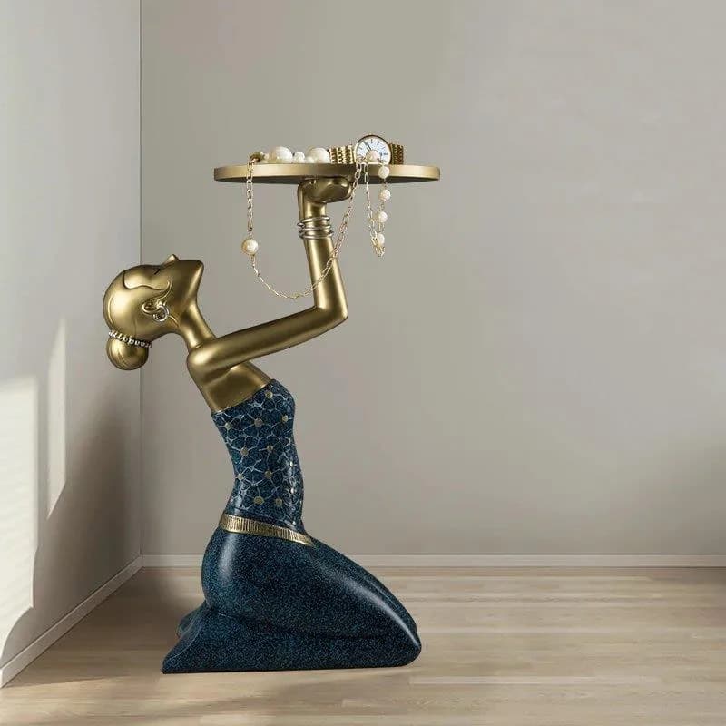 Sculptural Entryway Landing Station for Airbnb Storage Needs view 4