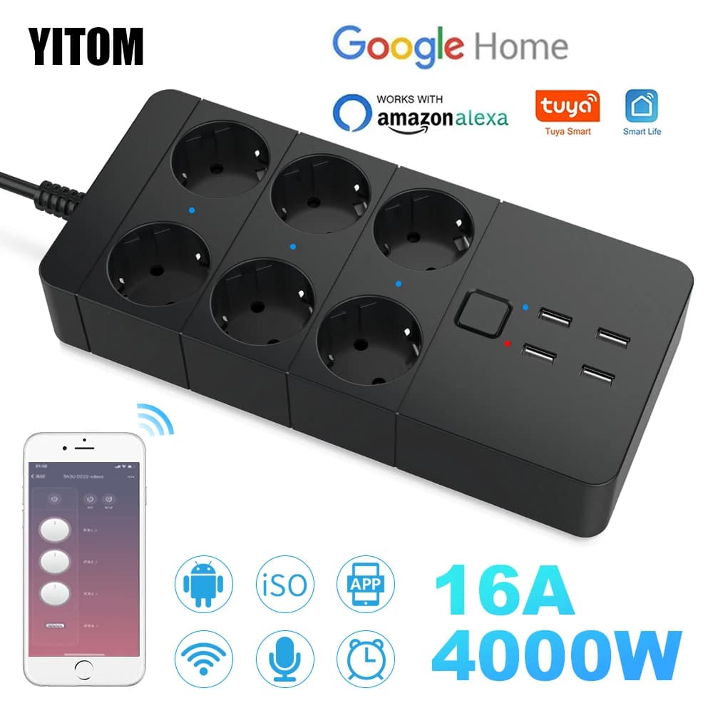 Smart Wifi Power Strip for Airbnb Smart Home & STR Tech Needs view 8