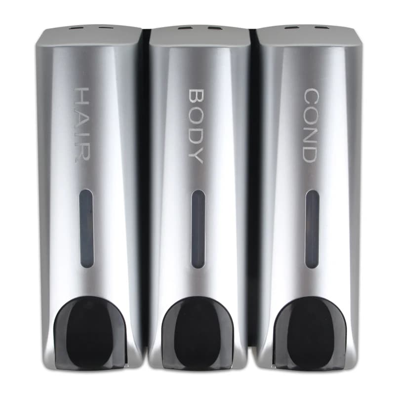 Wall-Mount Soap Dispenser for Airbnb Bathroom | 350ml, 1-3 Chambers view 7