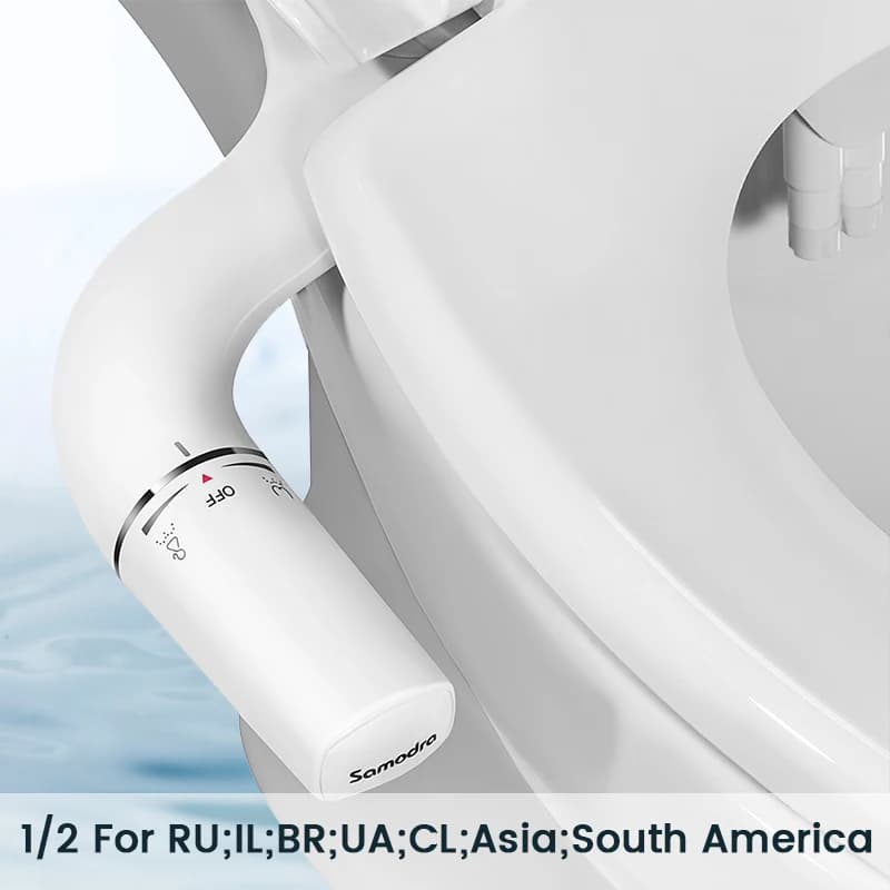 Ultra-Slim Bidet Attachment for Airbnb Bathroom Upgrades view 8