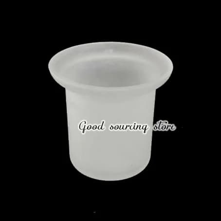 Frosted Glass Bathroom Accessories Set for Airbnb Bathrooms view 5