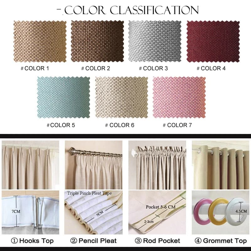 Linen Look Blackout Curtains for Airbnb Bedroom Comfort view 4