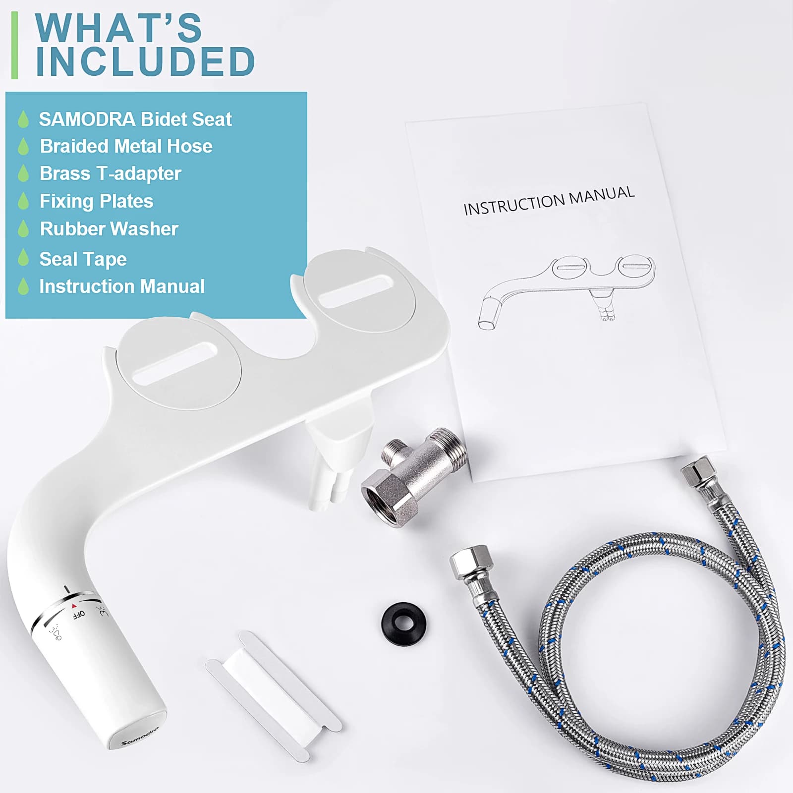 Ultra-Slim Bidet Attachment for Airbnb Bathroom Upgrades view 6