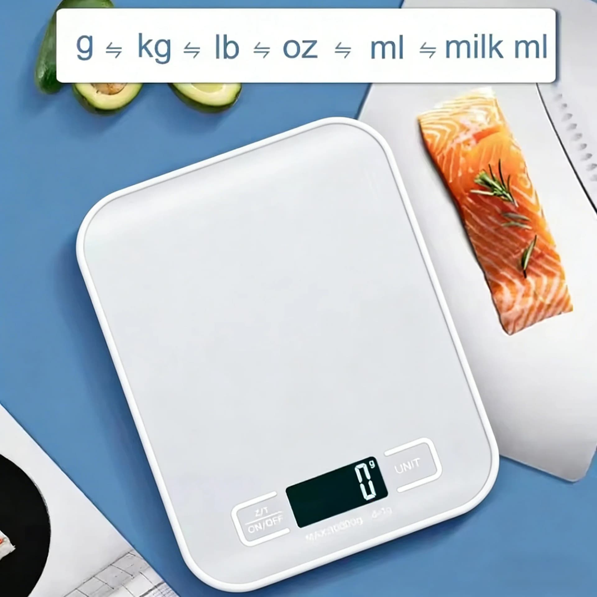 Digital Kitchen Scale with LED for Airbnb Kitchen Essentials view 2