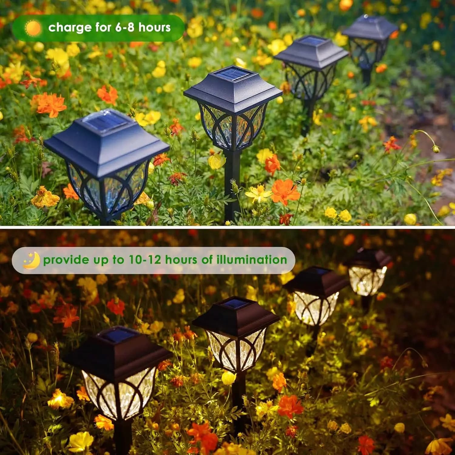Solar Yard Lights for Airbnb Outdoor Spaces | Waterproof LED Pathway view 5