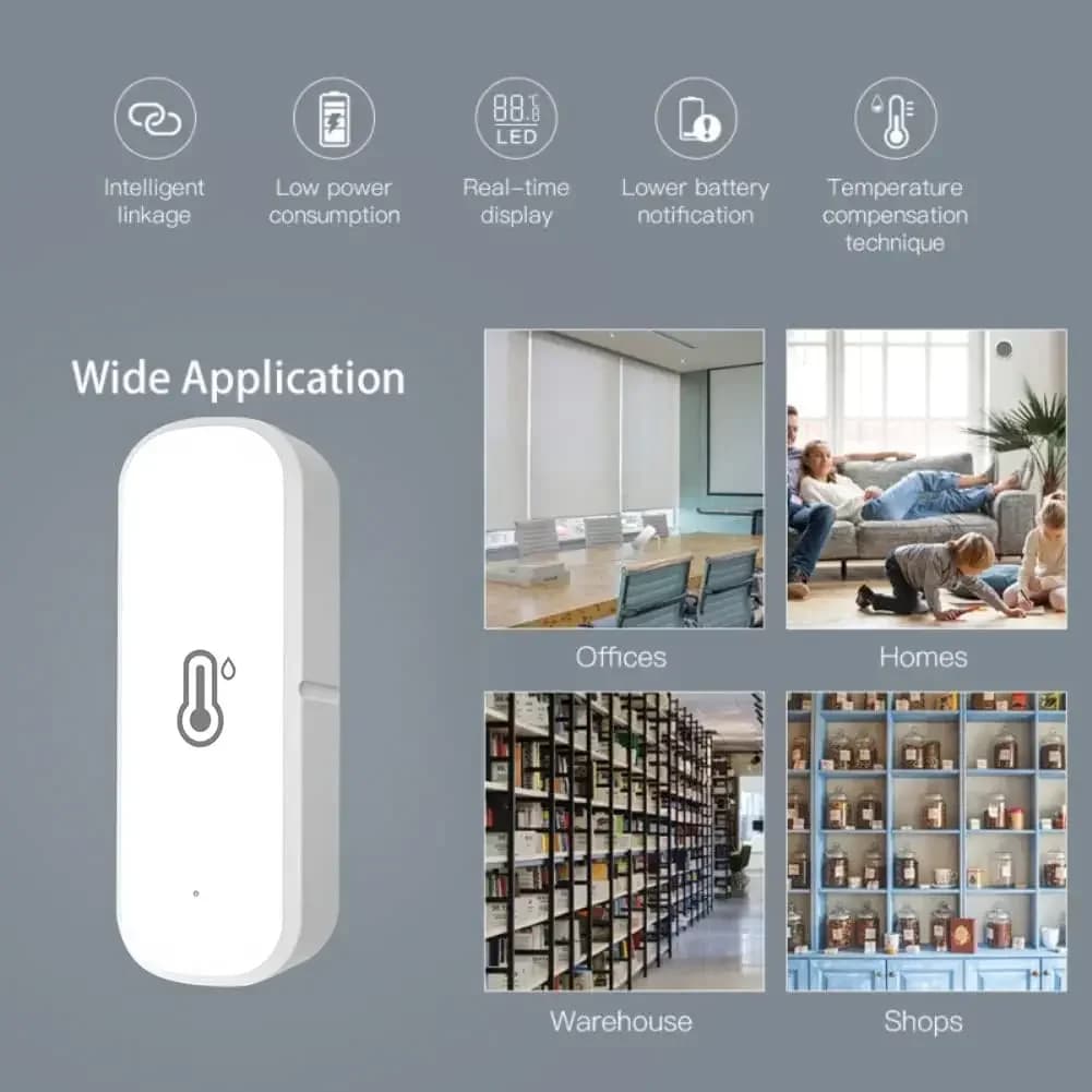 Smart WiFi Temperature Humidity Sensor for Airbnb Hosts | STR Tech view 2