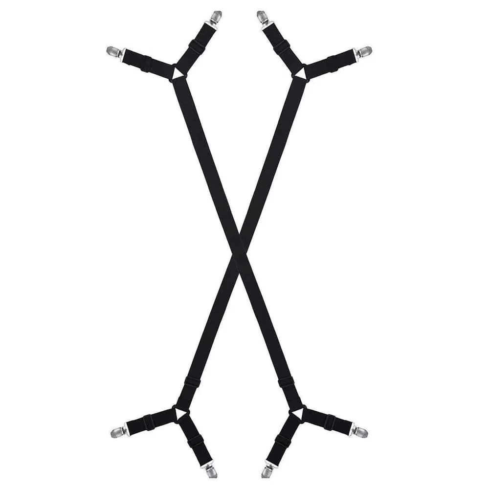 Adjustable Bed Sheet Holder Straps for Airbnb Bedroom Hosts view 8
