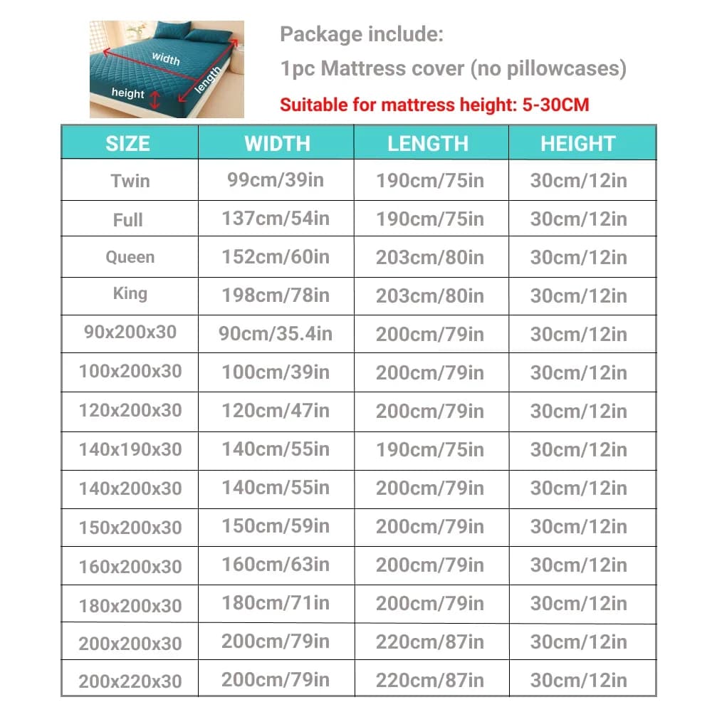 3D Air Fabric Waterproof Mattress Cover for Airbnb Bedroom view 3