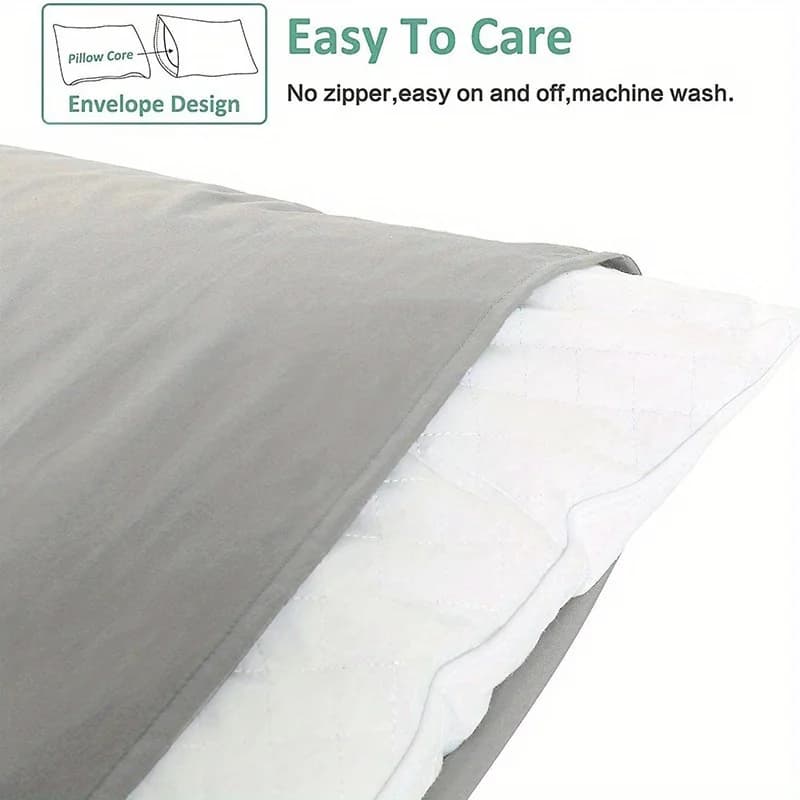 Super Soft Cotton Pillowcase for Airbnb Bedroom Comfort | STR view 6