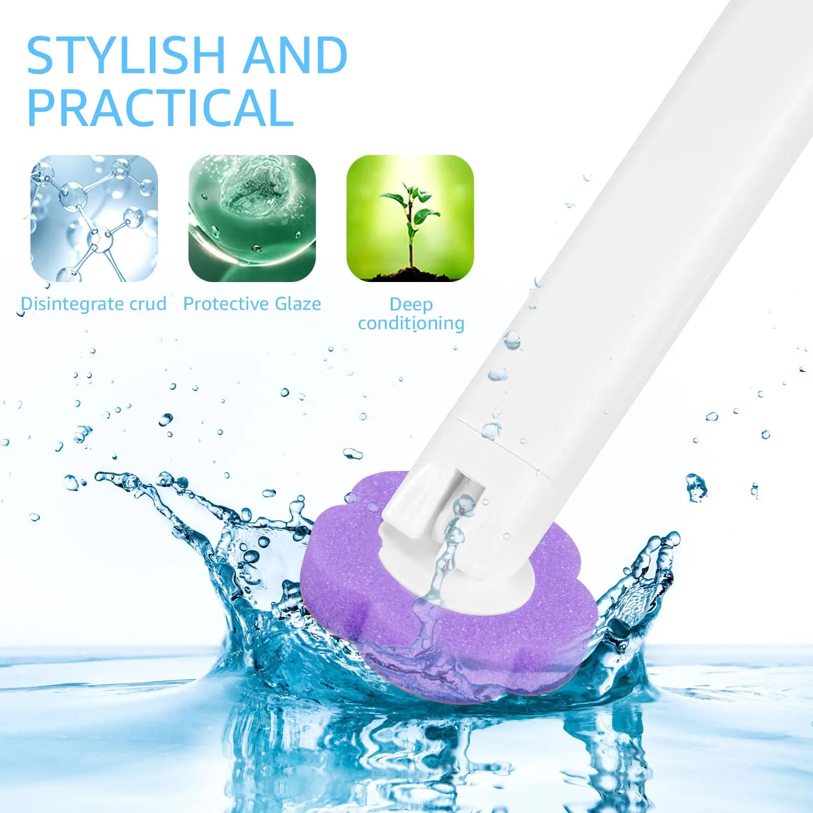 Disposable Toilet Brush Kit for Airbnb Bathroom Cleaning Needs view 4