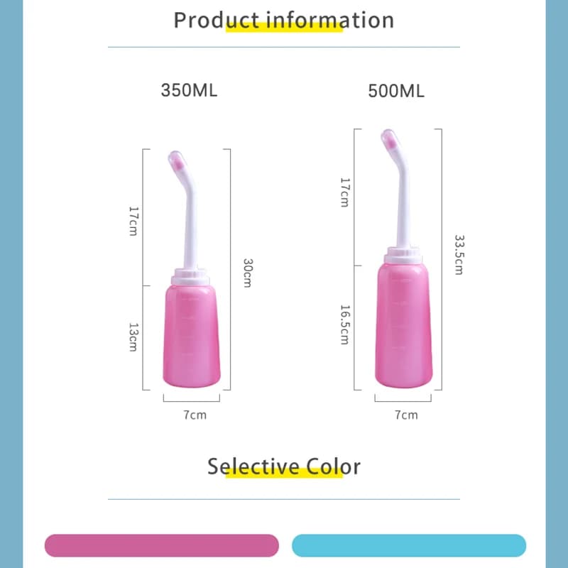 Portable Bidet Spray Bottle for Airbnb Bathroom | 500ml Travel Washer view 6