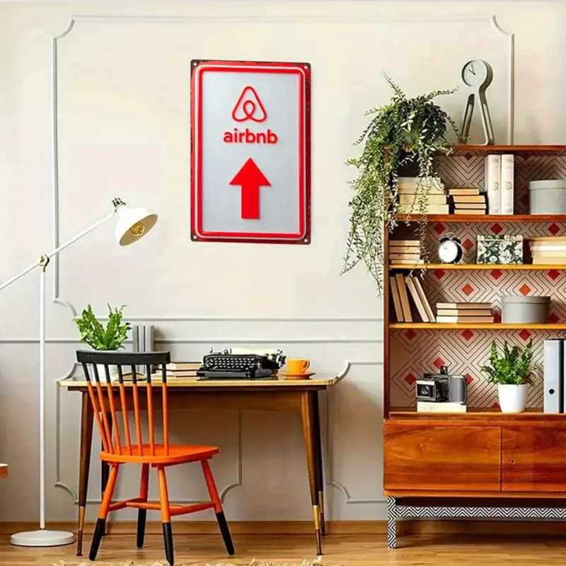 Acrylic Welcome Sign with Custom Text for Airbnb Hosts view 4