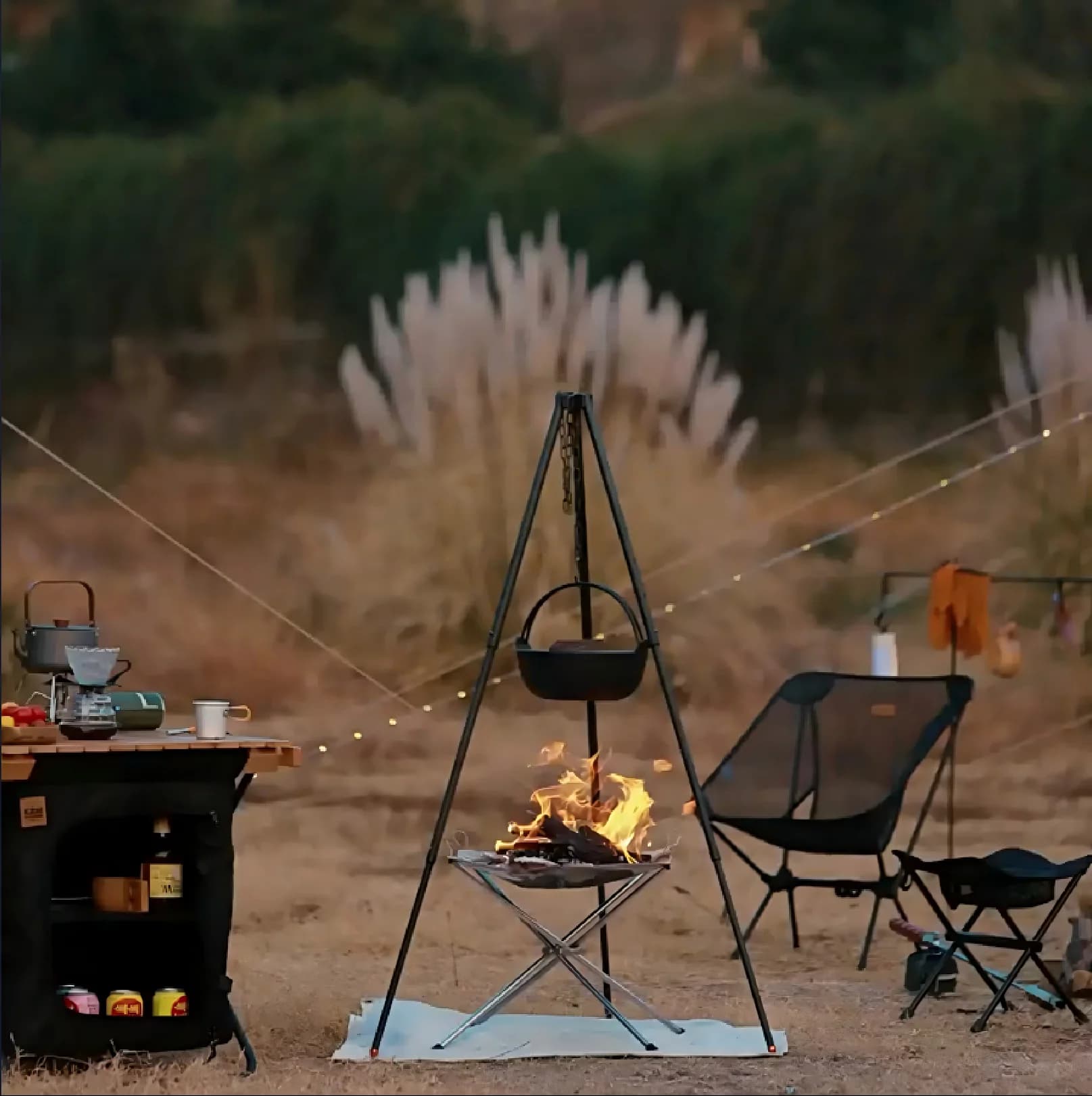 Portable Outdoor Fire Pit for Airbnb Patio & STR Backyard Spaces view 2