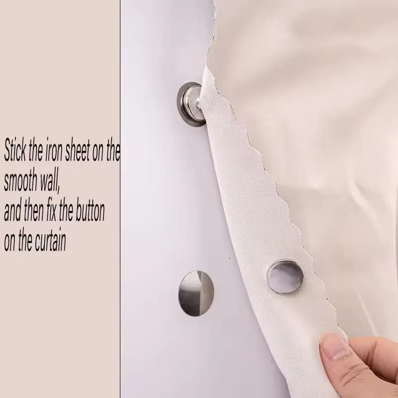 Magnetic Shower Curtain Clips for Airbnb Bathroom | Secure & Stylish view 3