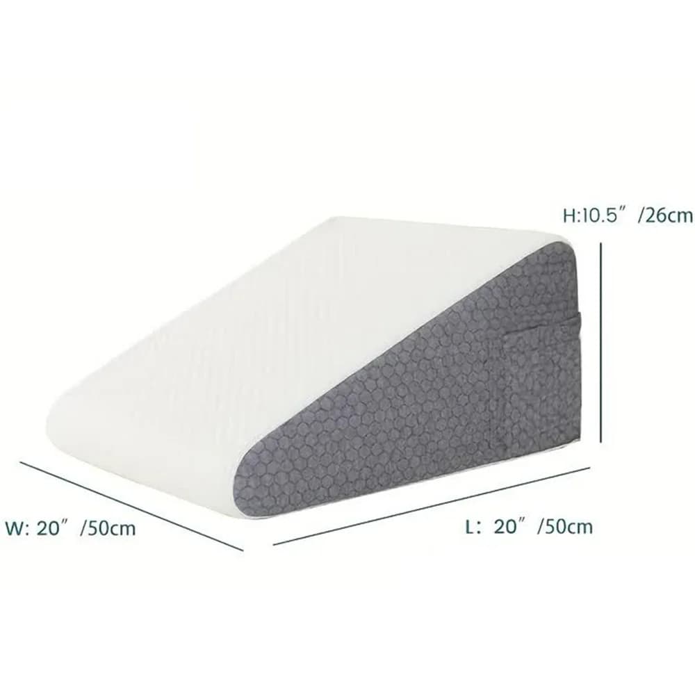 Wedge Pillow for Airbnb Bedroom Comfort | Acid Reflux Relief view 7