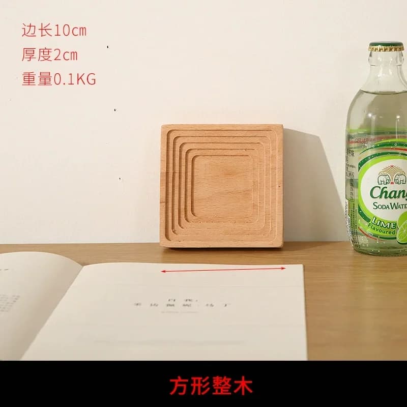 Nordic Beech Chopping Block for Airbnb Kitchen | Non-Slip Tray view 8
