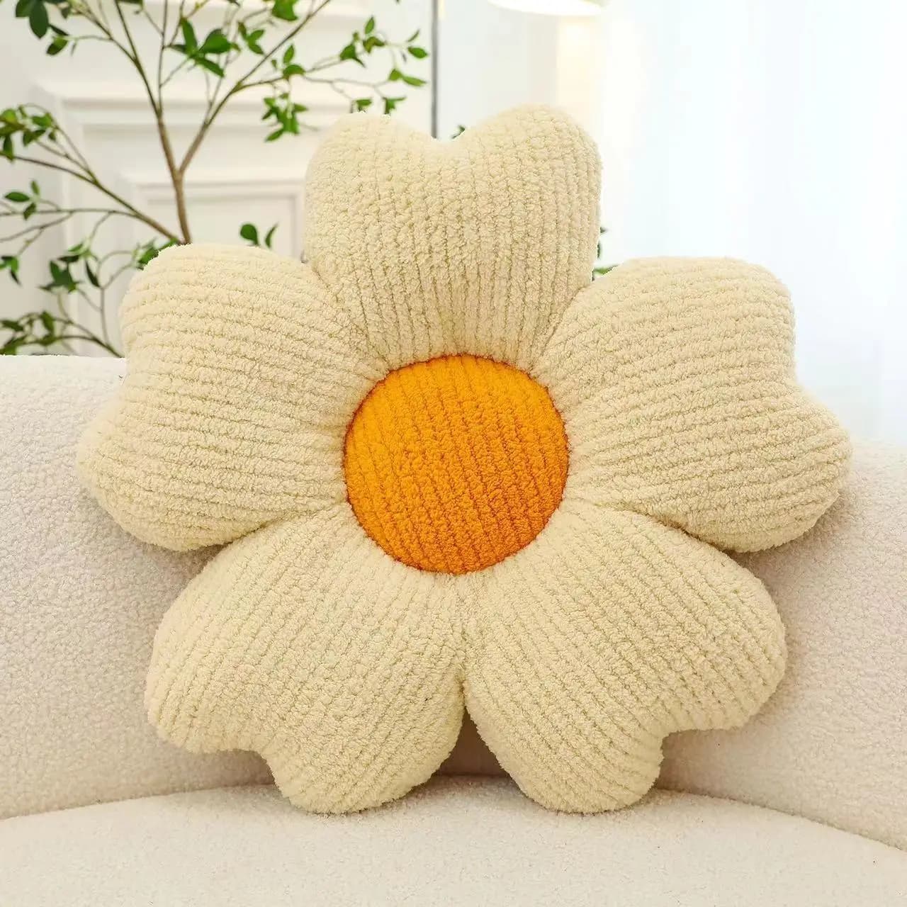 Five-Petal Flower Cushion for Airbnb Bedroom Comfort | STR Decor view 5