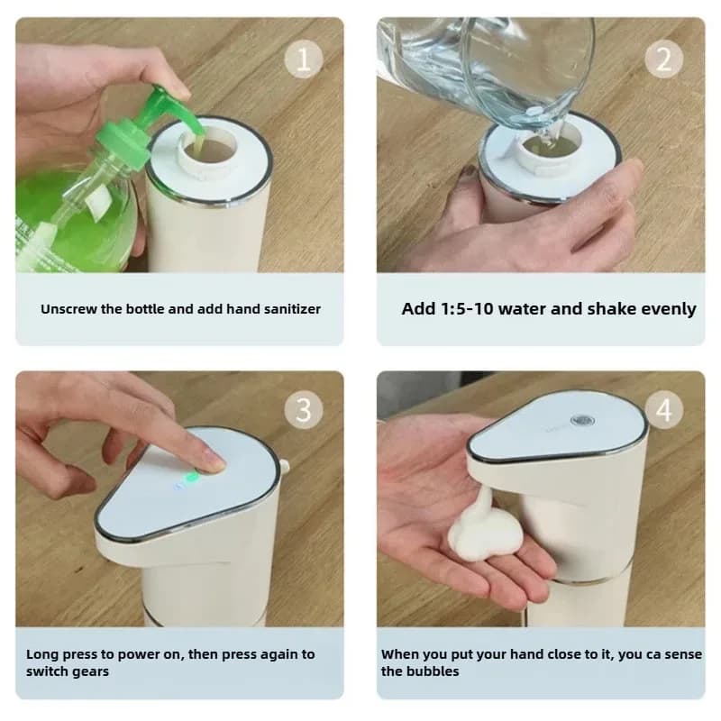 Automatic Soap Dispenser for Airbnb Bathroom | Wall Mounted STR Supply view 5