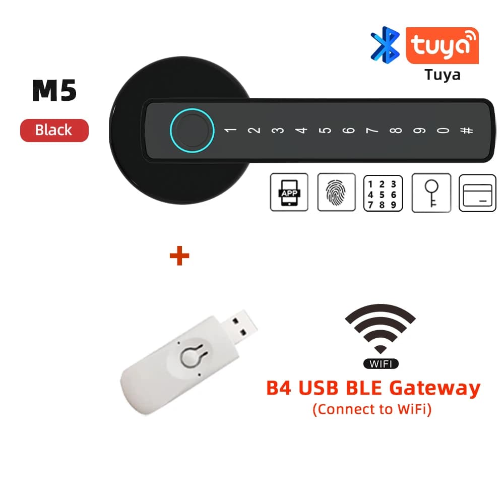 Fingerprint Smart Door Lock Keypad for Airbnb Safety view 8