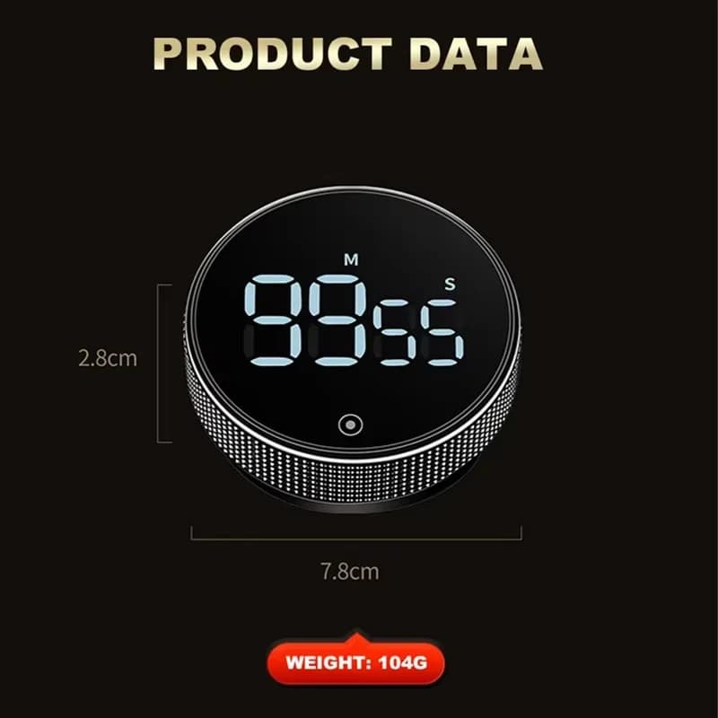 Magnetic Digital Kitchen Timer for Airbnb & STR Kitchen Essentials view 6