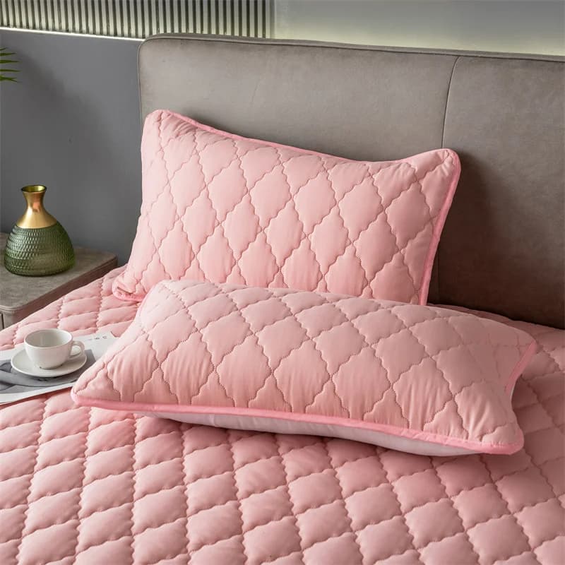 Waterproof Brushed Cotton Pillowcase for Airbnb Bedroom Comfort view 4