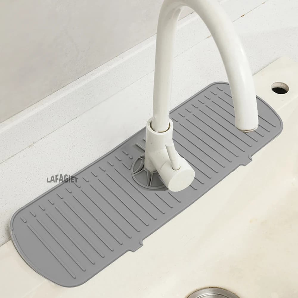 Silicone Drainage Pad for Airbnb Kitchen Sink | Splash Proof Mat view 3