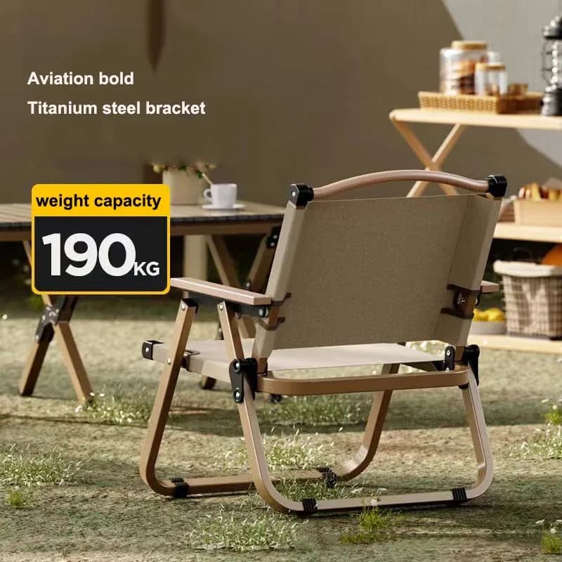 Outdoor Folding Chair for Airbnb Patio & Vacation Rental Spaces view 3