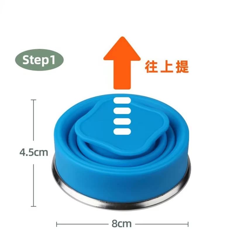 Collapsible Silicone Water Cup for Airbnb Kitchen | Heat Resistant Mug view 3