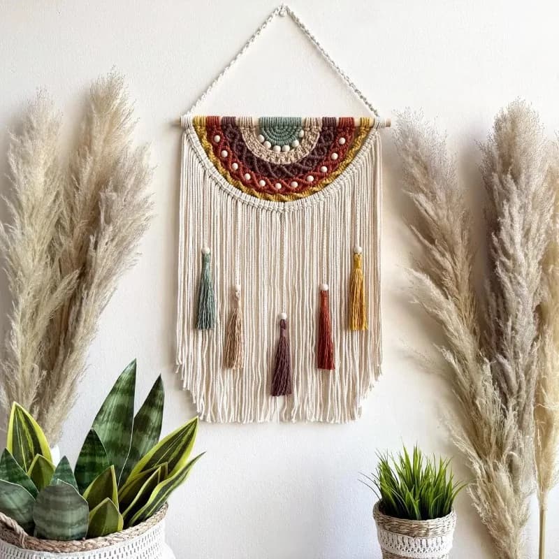 Minimalist Dried Pampas Grass Arrangement for Airbnb Decor view 3
