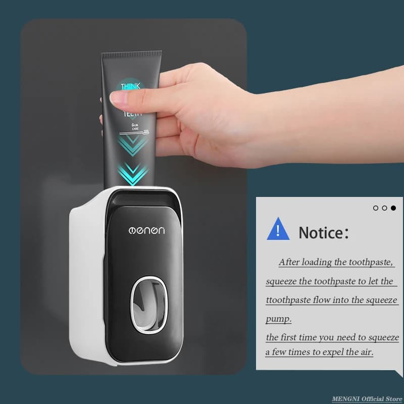 Automatic Toothpaste Dispenser Set for Airbnb Bathroom Hosts view 6