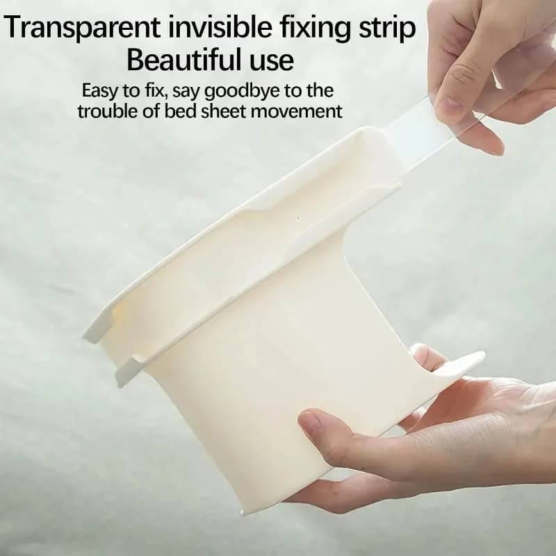 Heavy Duty Bed Sheet Clips for Airbnb Bedroom | 4 Pcs Grippers view 5
