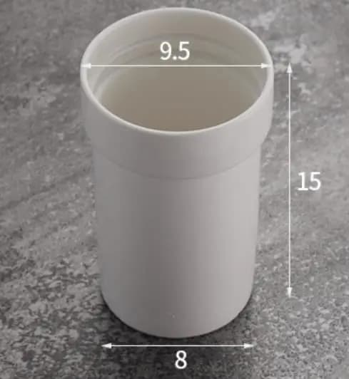 Frosted Glass Bathroom Accessories Set for Airbnb Bathrooms view 3