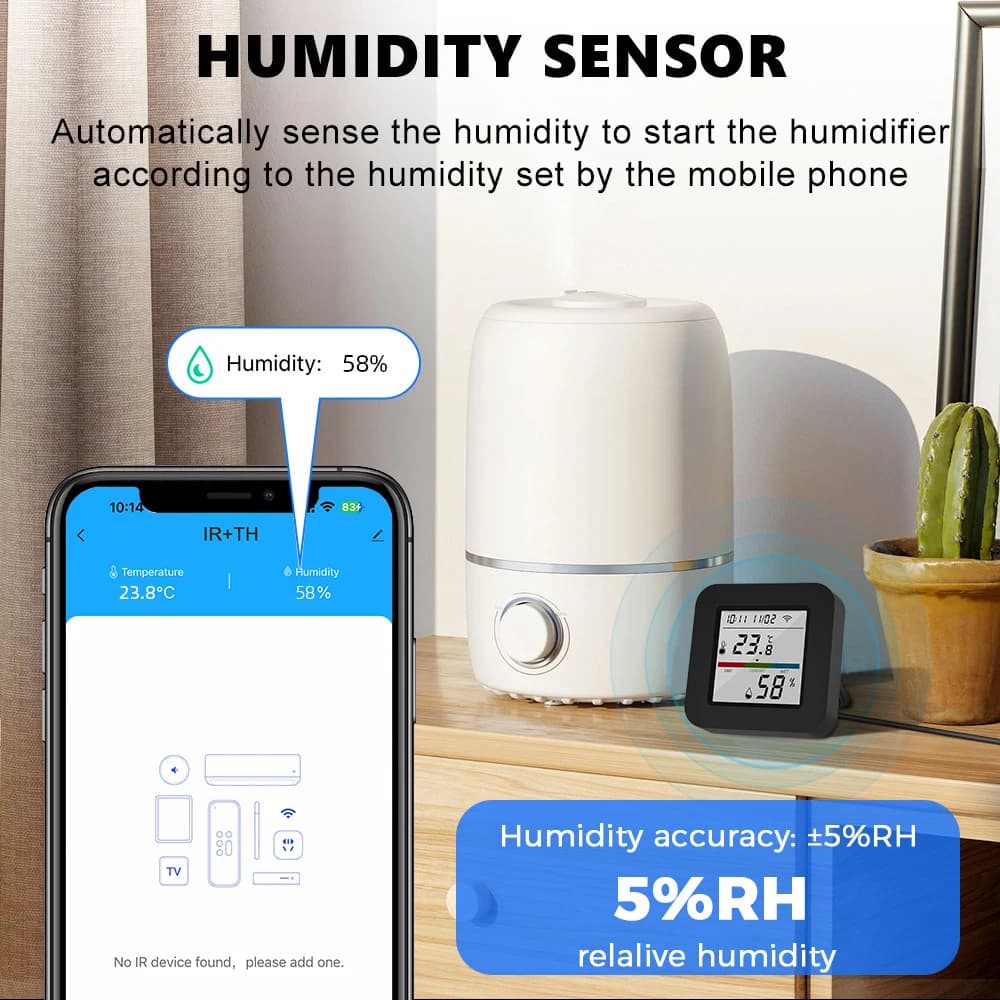 Smart IR Remote with Sensor for Airbnb & Vacation Rental Hosts view 5