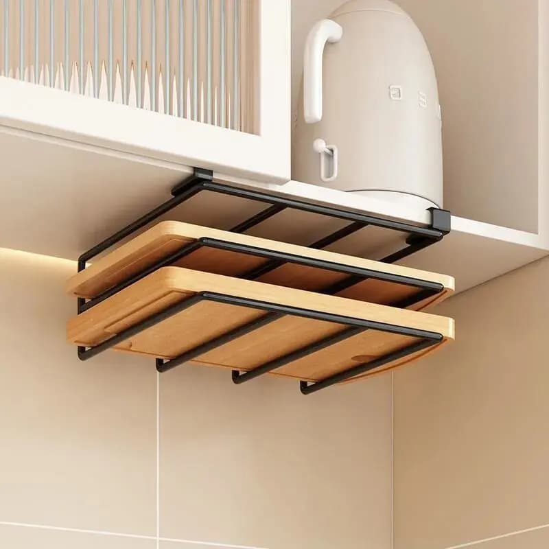 Kitchen Hanging Organizer Rack for Airbnb Storage Needs view 6