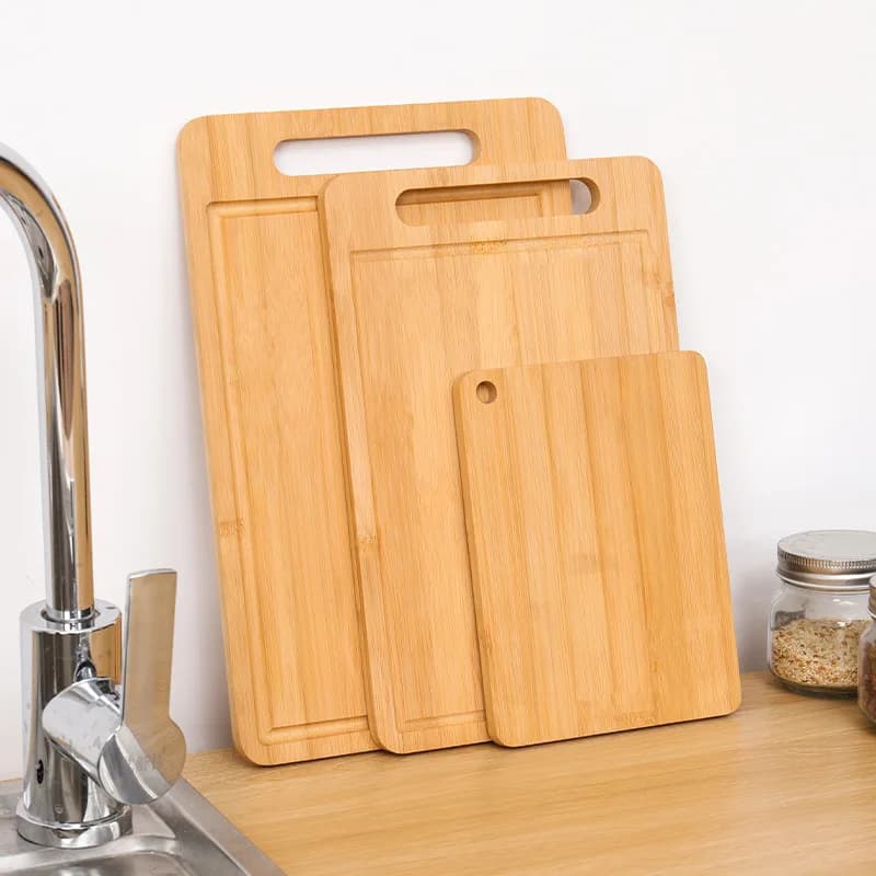 Double-Sided Bamboo Cutting Board for Airbnb Kitchen Hosts view 3