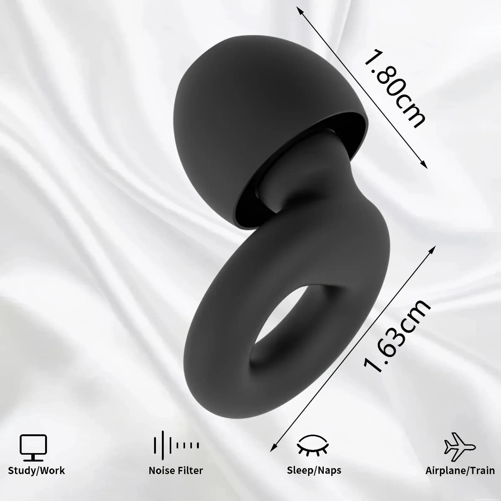 Quiet Ear Plugs for Airbnb Bedroom Comfort | Soft, Reusable, 8 Tips view 3