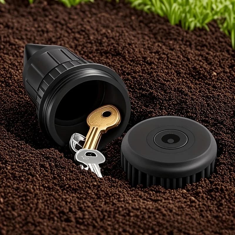 Magnetic Key Safe Box Fake Rock for Airbnb Safety view 5