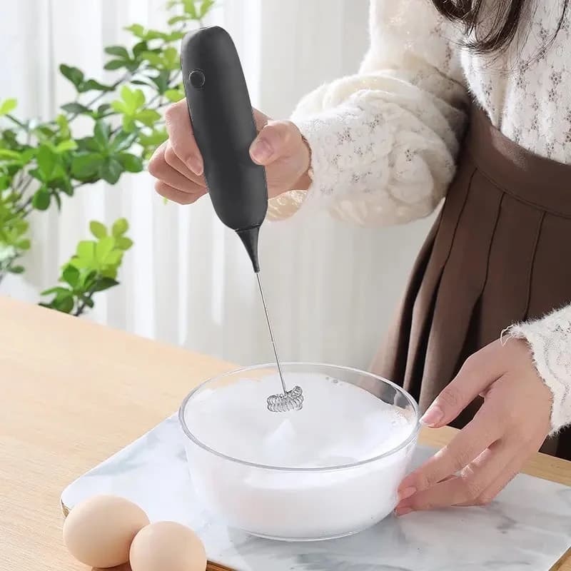 Handheld Egg Beater Froth Mixer for Airbnb Kitchen Essentials view 3