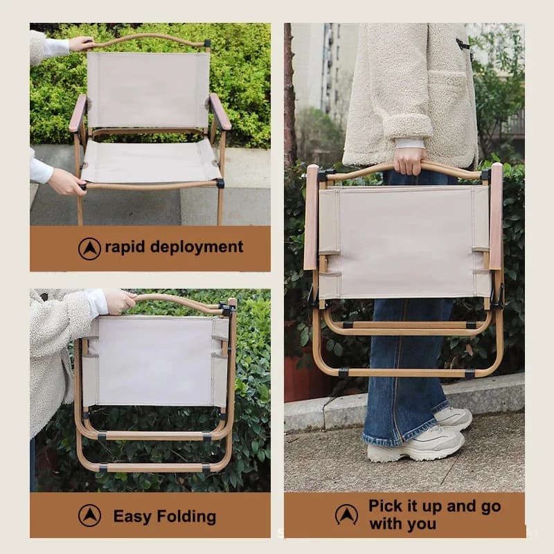 Outdoor Folding Chair for Airbnb Patio & Vacation Rental Spaces view 4