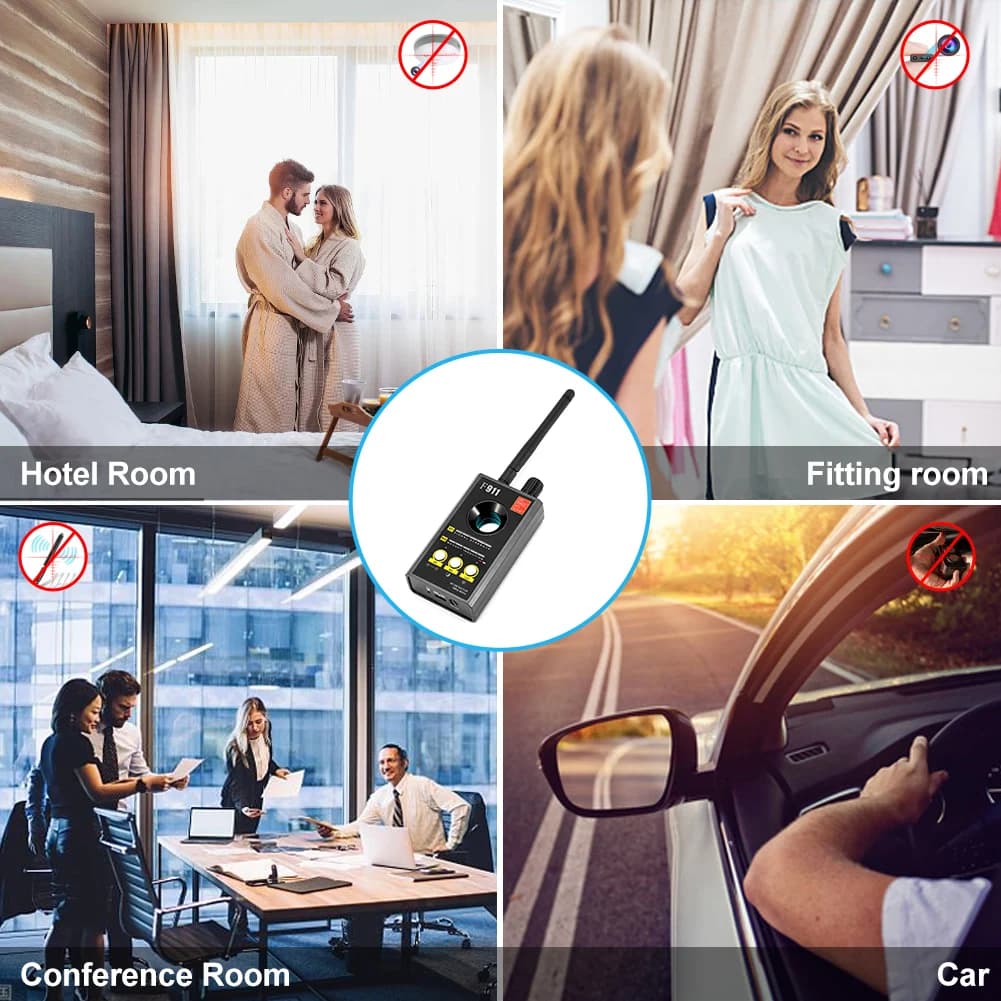 Hidden Camera Detector RF Bug Detector for Airbnb Safety view 2