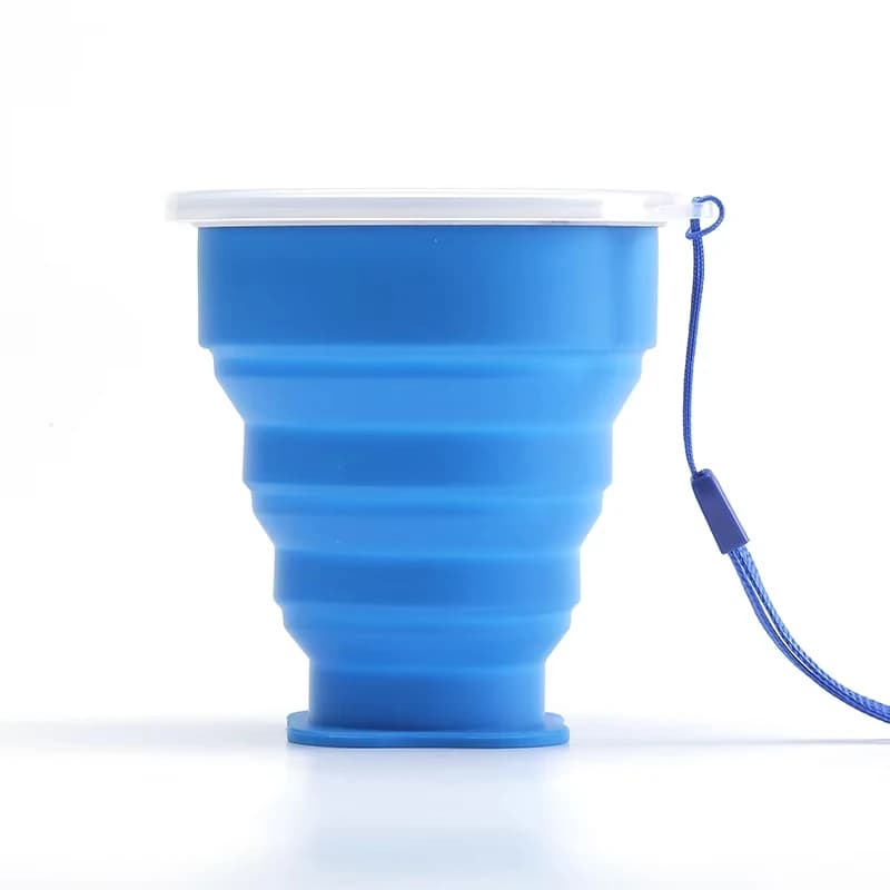 Collapsible Silicone Water Cup for Airbnb Kitchen | Heat Resistant Mug view 8