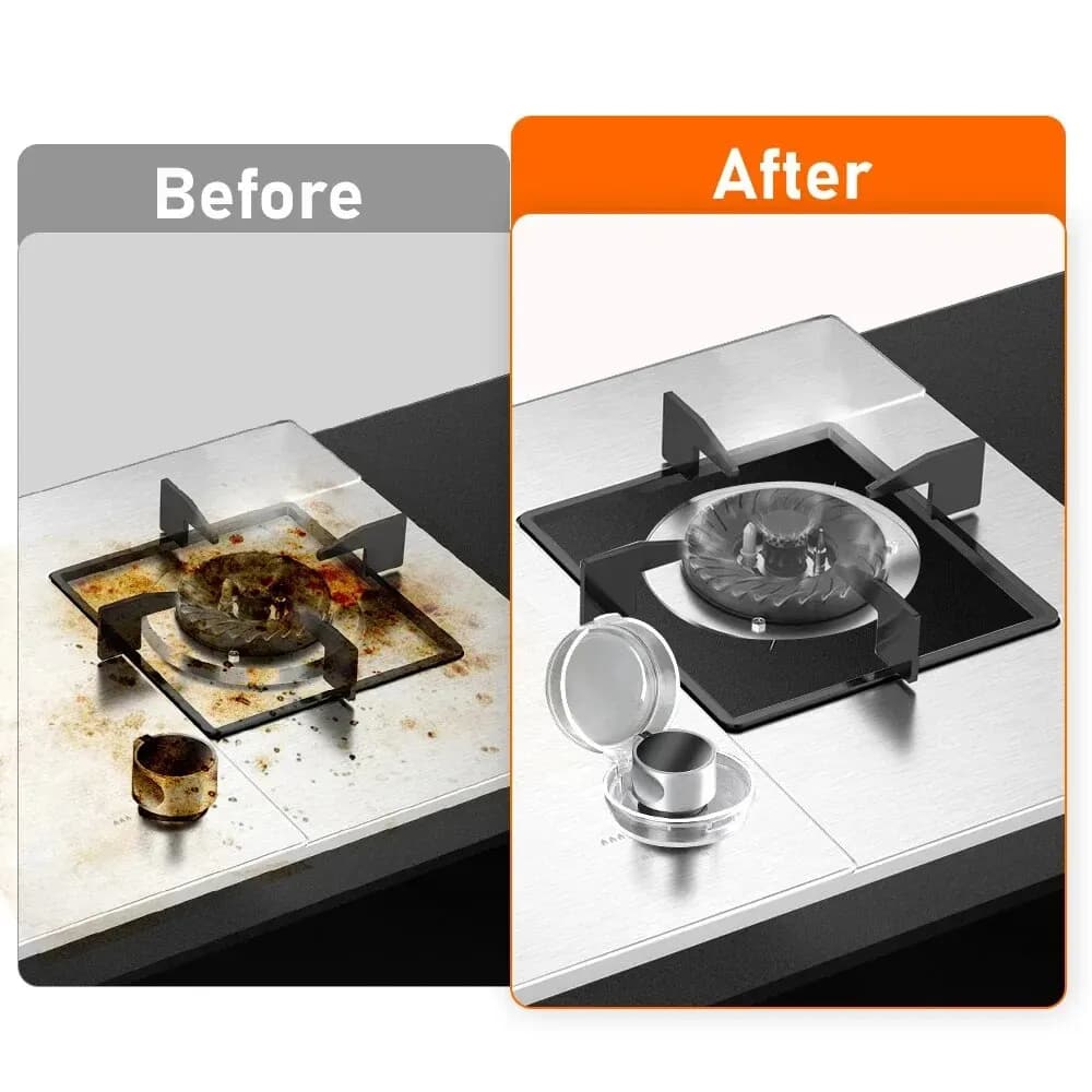 Gas Stove Protector Covers for Airbnb Kitchen | 4/8PCS Set view 2