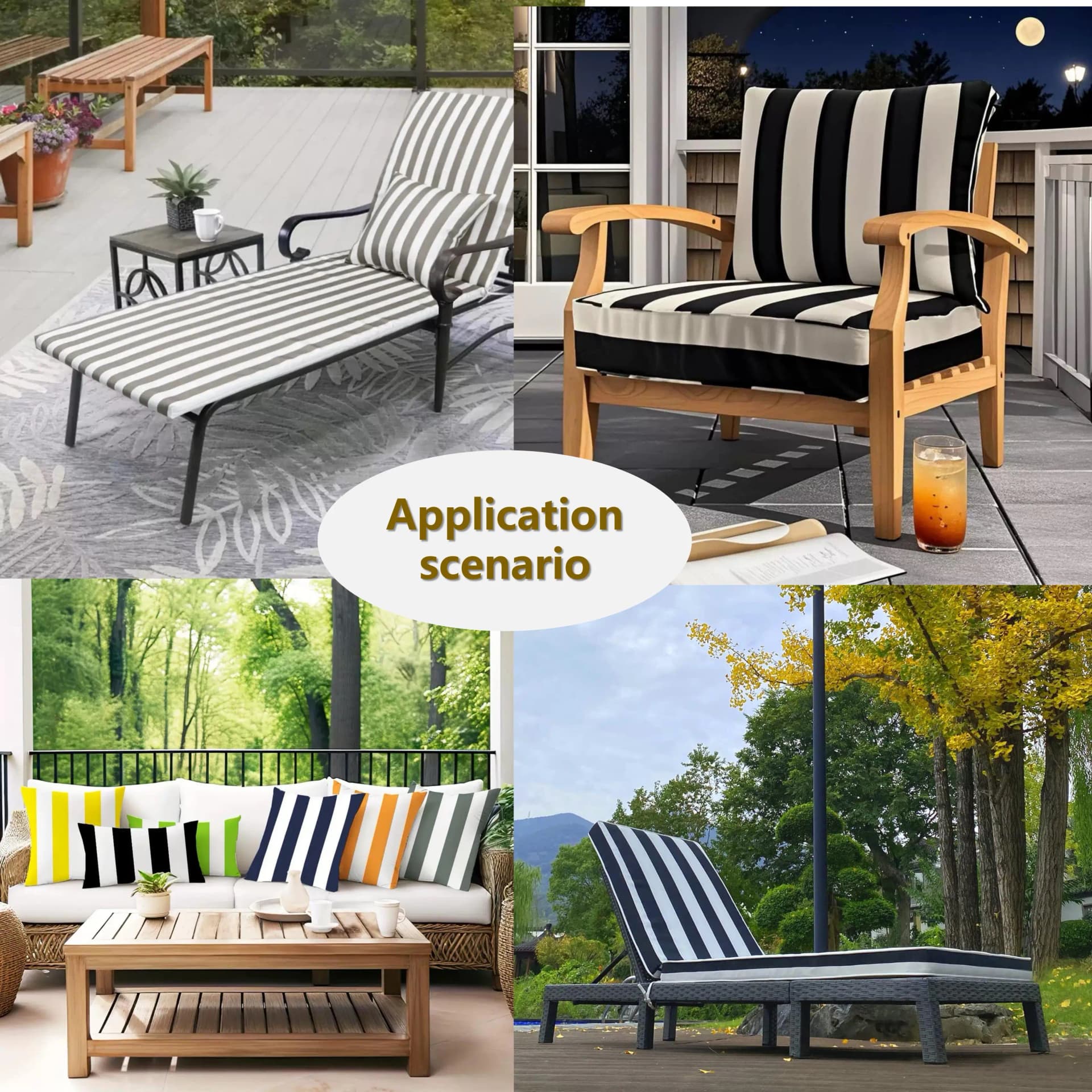 Weather-Resistant Outdoor Patio Cushion Set for Airbnb Hosts view 4