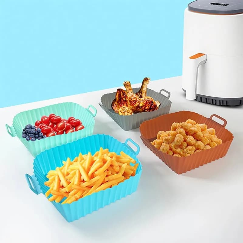 Air Fryer Silicone Liners for Airbnb Kitchen | Reusable STR Essentials view 5