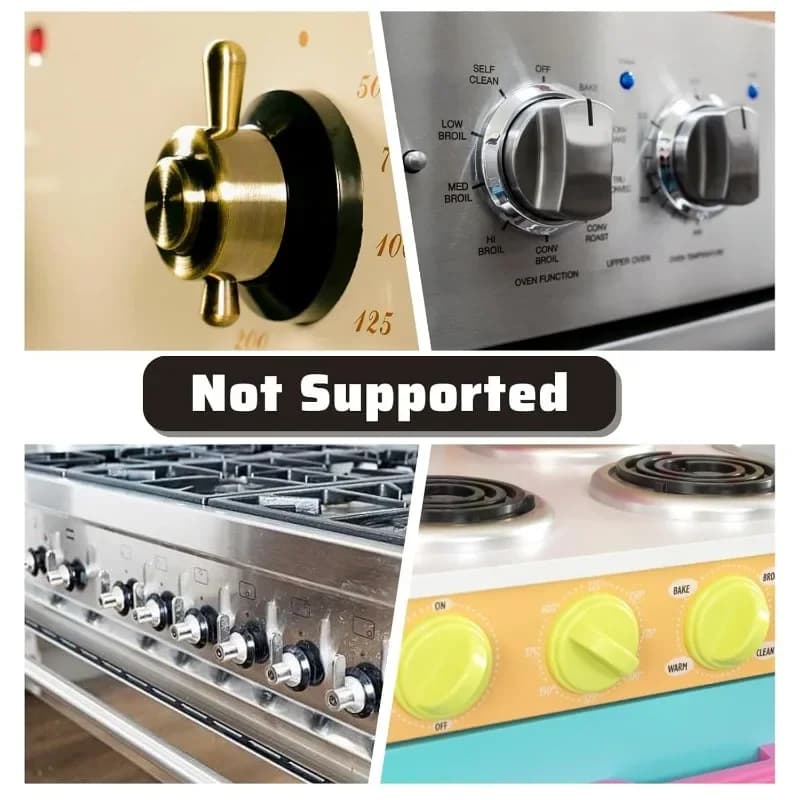 Child Safety Stove Knob Covers for Airbnb Bathroom Security view 4
