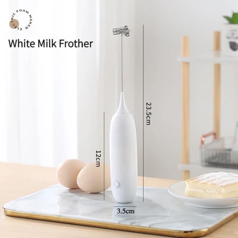 Handheld Egg Beater Froth Mixer for Airbnb Kitchen Essentials view 8