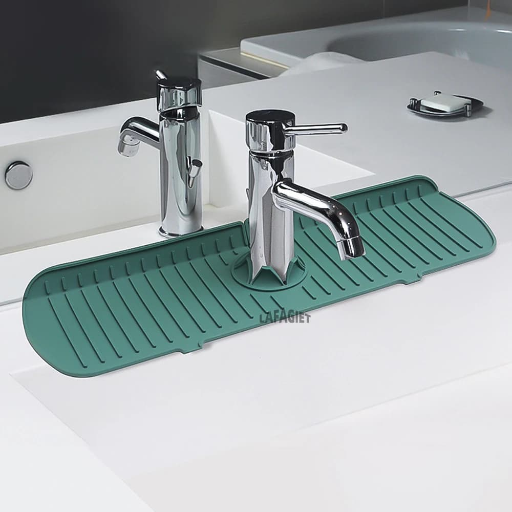 Silicone Drainage Pad for Airbnb Kitchen Sink | Splash Proof Mat view 2