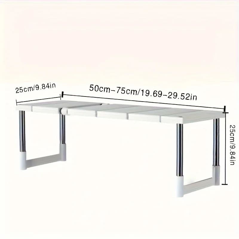 Adjustable Under Sink Storage Rack for Airbnb & STR Hosts view 4