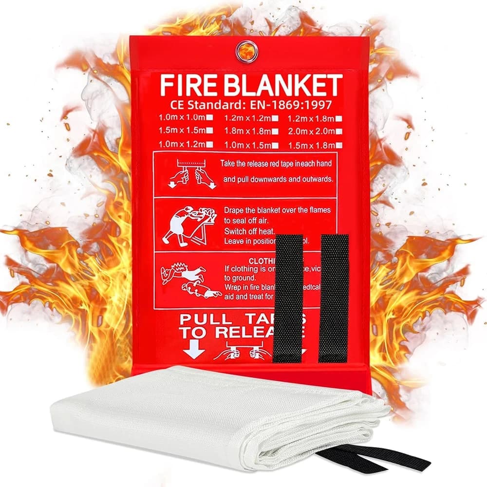 Compact Fire Blanket in Modern Pouch for Airbnb Hosts view 7